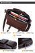 Men's business briefcase for laptop Vintage 14749 Brown 14749 фото 7