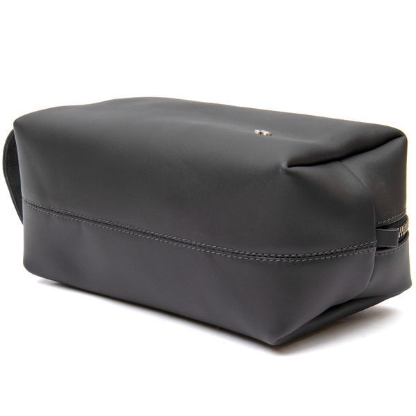Men's matte leather toiletry case GRANDE PELLE 11508 Black 11508 фото
