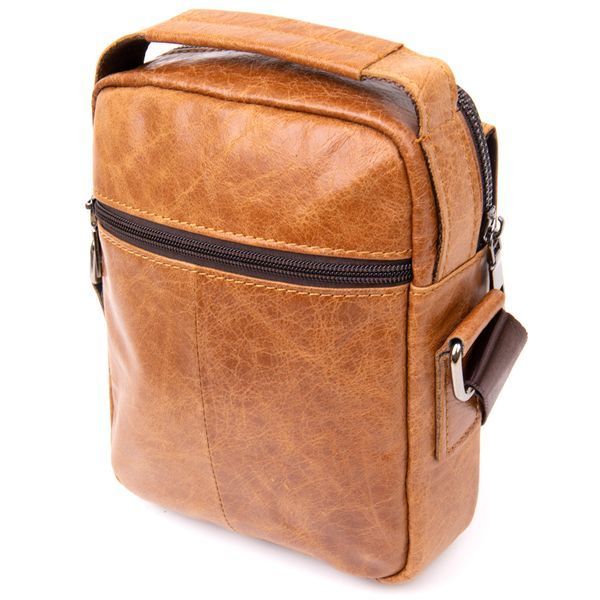 Men's messenger with earphone hole Vintage 20416 Red 20416 фото