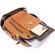 Men's messenger with earphone hole Vintage 20416 Red 20416 фото 5
