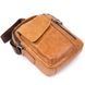 Men's messenger with earphone hole Vintage 20416 Red 20416 фото 3