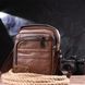 Comfortable men's shoulder bag made of genuine leather Vintage 21480 Light brown 21480 фото 7