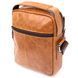 Men's messenger with earphone hole Vintage 20416 Red 20416 фото 2