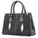 Women's bag STINGRAY LEATHER 18512 made of genuine stingray leather Black 18512 фото 1