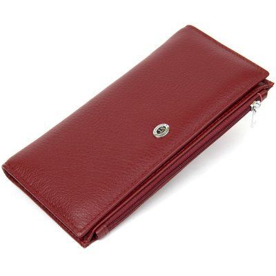 Стильний шкіряний гаманець для жінок ST Leather 19380 Темно-червоний 19380 фото