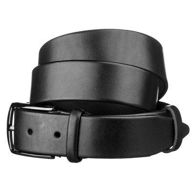 Men's belt SHVIGEL15268 leather Black 15268 фото
