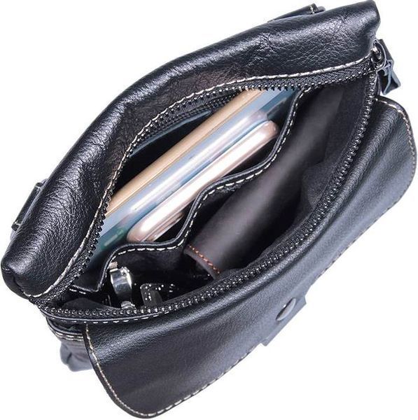 Bag Vintage 14552 made of genuine leather Black 14552 фото