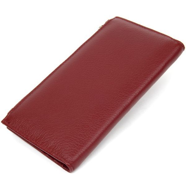 Stylish leather wallet for women ST Leather 19380 Dark red 19380 фото