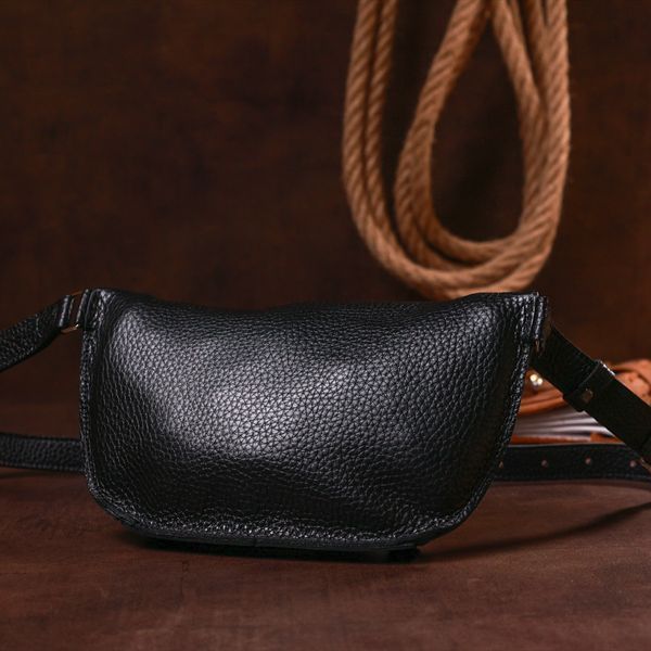 Women's Leather Banana Shvigel 16373 Black 16373 фото