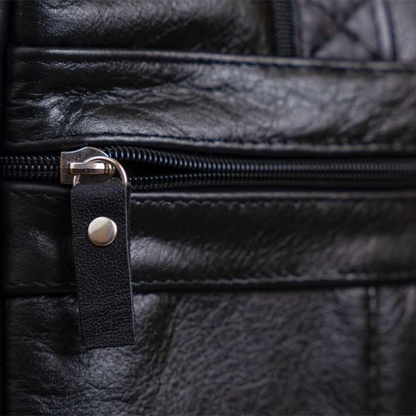 Men's bag in soft leather SHVIGEL 15306 Black 15306 фото
