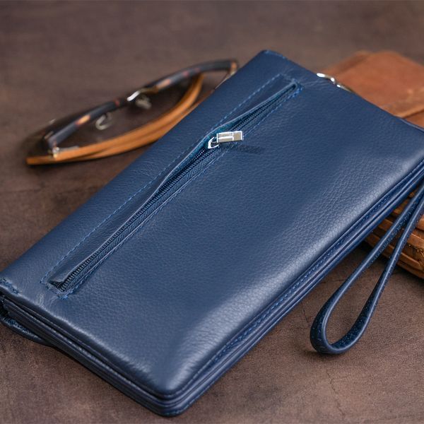 Клатч жіночий зі шкіри ST Leather 19317 Темно-синій 19317 фото