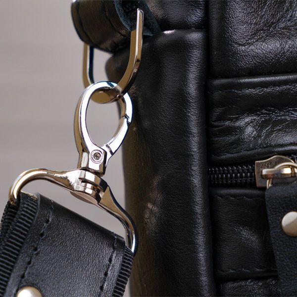 Men's bag in soft leather SHVIGEL 15306 Black 15306 фото