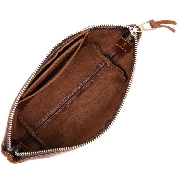 Женская косметичка из натуральной кожи GRANDE PELLE 11510 Коричневый 11510 фото