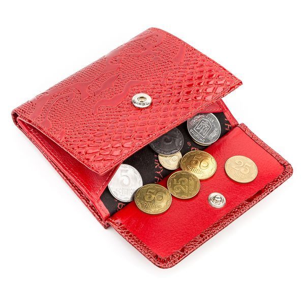 Лаковий женский кошелек ST Leather 18903 Красный 17145 фото