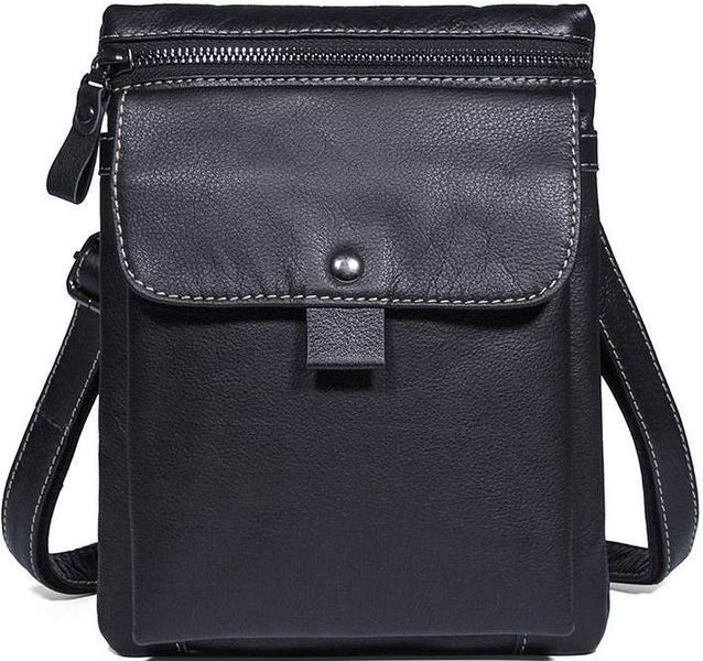 Bag Vintage 14552 made of genuine leather Black 14552 фото