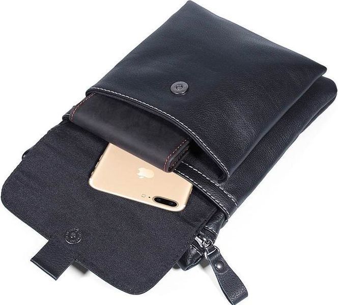 Bag Vintage 14552 made of genuine leather Black 14552 фото