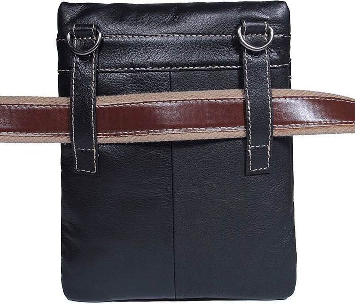 Bag Vintage 14552 made of genuine leather Black 14552 фото