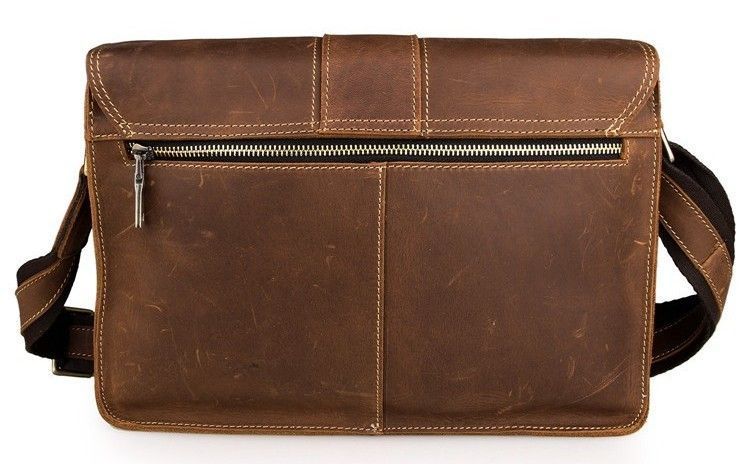 Сумка мужская Vintage 14231 в винтажном стиле Коричневая 20146 фото
