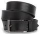 Stylish men's leather belt GRANDE PELLE 00787 Black 00787 фото 1