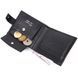Comfortable men's wallet made of grain leather KARYA 21037 Black 21037 фото 6