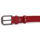 Women's matte leather belt Vintage 20777 Red 20777 фото 4