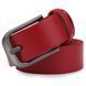 Women's matte leather belt Vintage 20777 Red 20777 фото 3