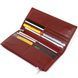 Stylish leather wallet for women ST Leather 19380 Dark red 19380 фото 4