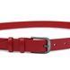 Women's matte leather belt Vintage 20777 Red 20777 фото 5