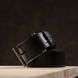 Stylish men's leather belt GRANDE PELLE 00787 Black 00787 фото 3