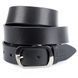 Women's belt GRANDE PELLE 00968 leather Black 20333 фото 1