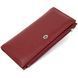 Stylish leather wallet for women ST Leather 19380 Dark red 19380 фото 1