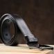 Stylish men's leather belt GRANDE PELLE 00787 Black 00787 фото 4