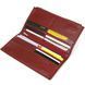 Stylish leather wallet for women ST Leather 19380 Dark red 19380 фото 3