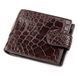 Гаманець CROCODILE LEATHER 18208 з натуральної шкіри крокодила Коричневий 18208 фото 1