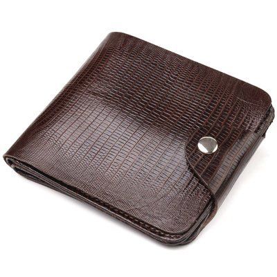 Elegant bifold wallet for men made of genuine textured leather CANPELLINI 21576 Brown 21576 фото
