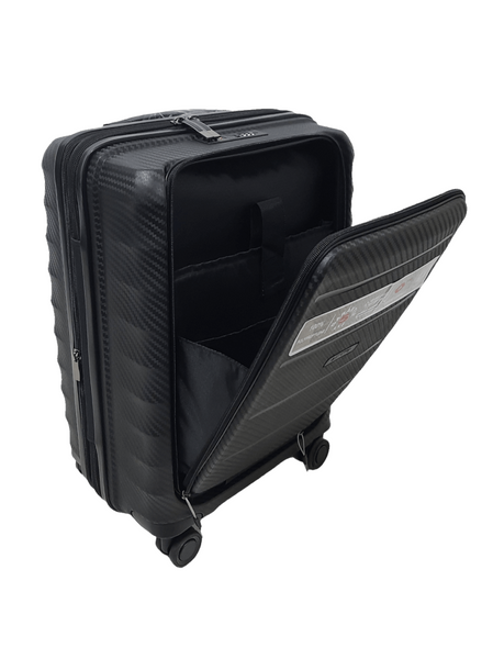 Suitcase with laptop compartment Airtex 242/22 Small S Black 242/22/54/51 фото