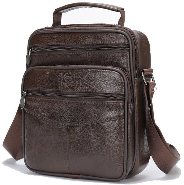 Men's messenger with one compartment 20246 Vintage Brown 20246 фото
