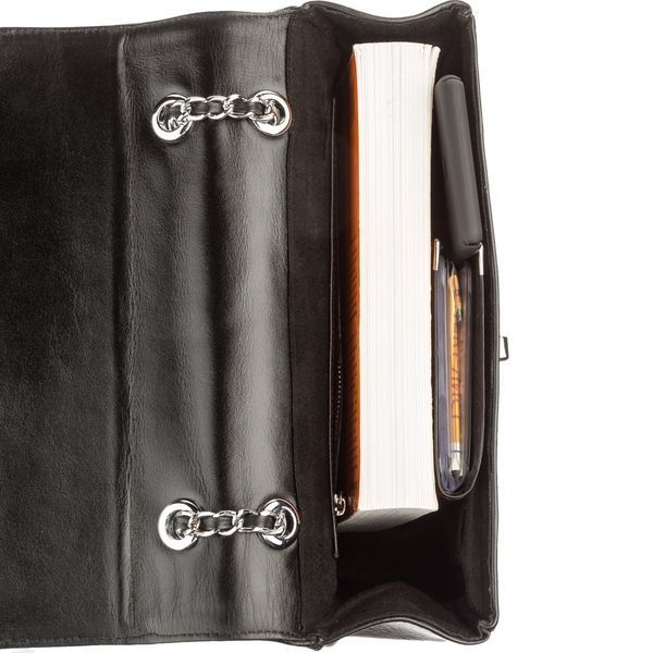 Women's bag STINGRAY LEATHER 18501 made of genuine stingray leather Black 18501 фото