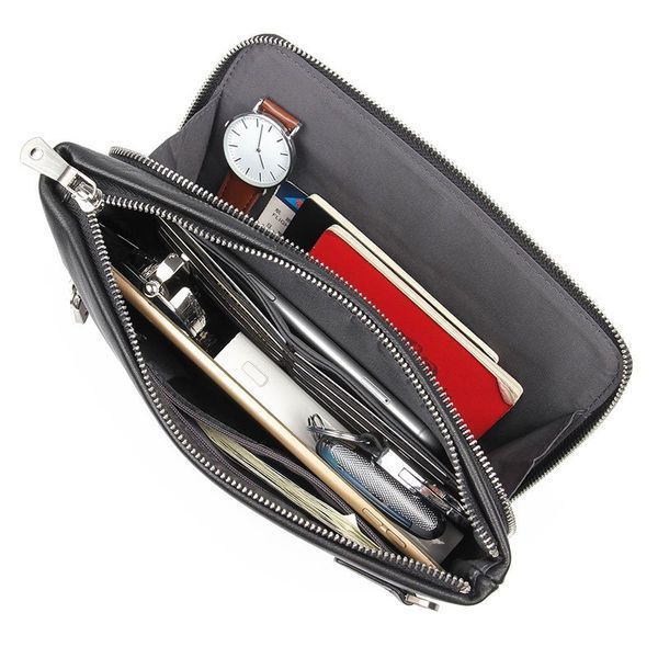 Men's purse in smooth leather Vintage 14970 Black 14970 фото