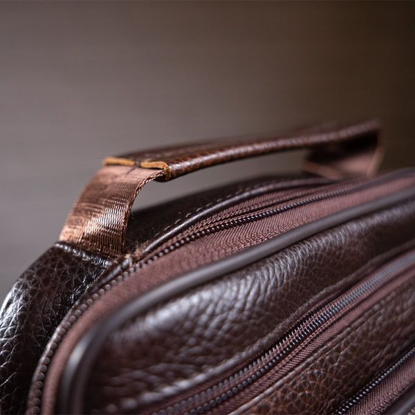 Men's messenger with one compartment 20246 Vintage Brown 20246 фото