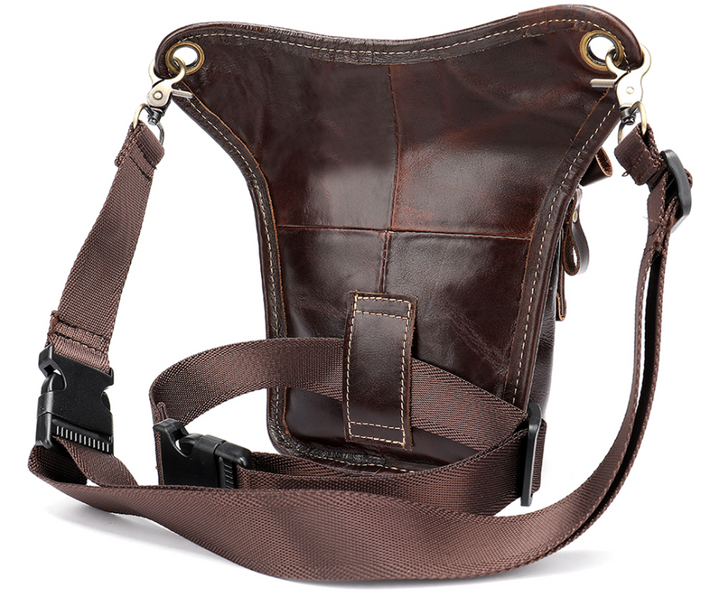 Men's leather belt bag Vintage 20013 Brown 20013 фото