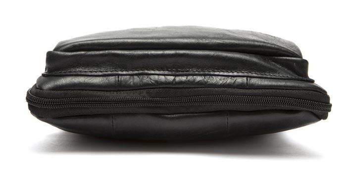 Stylish men's leather bag Vintage 14848 Black 14848 фото