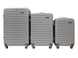 Suitcase Milano bag 004 Suitcase set Silver 004/71/68 фото 1