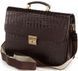 Briefcase SHVIGEL 00366 made of genuine leather Brown 00366 фото 2
