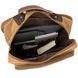 Unisex textile travel backpack with two compartments Vintage 20614 Sand 20614 фото 4