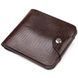 Elegant bifold wallet for men made of genuine textured leather CANPELLINI 21576 Brown 21576 фото 1