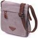 Practical vertical men's textile bag 21266 Vintage Gray 21266 фото 1