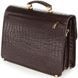 Briefcase SHVIGEL 00366 made of genuine leather Brown 00366 фото 3