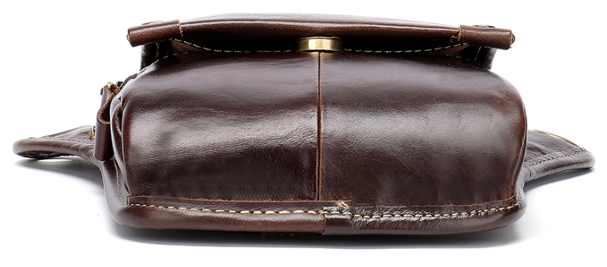 Men's leather belt bag Vintage 20013 Brown 20013 фото