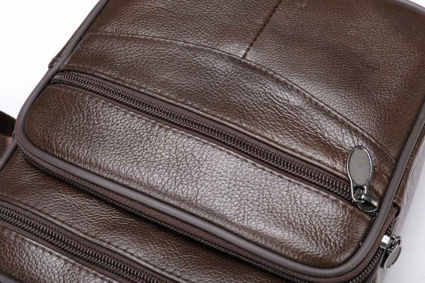 Men's messenger with one compartment 20246 Vintage Brown 20246 фото